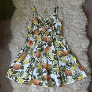 Lemon & Pineapple Sundress | by Belle Poque